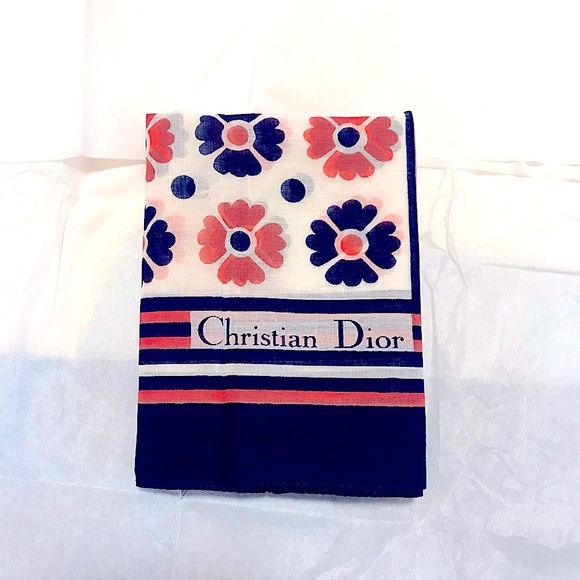 🥳HP🆕Rare: Luxury French Designer Christian_DIOR | MOD Floral Dainty SQUARE HP - Picture 8 of 16
